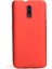 Oppo Reno Kılıf Premier Silikon Esnek Koruma+Nano Glass Kırmızı 1