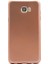 Samsung Galaxy C5 Pro Kılıf Premier Silikon+Nano Glass Koruyucu Gold 1