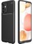 Samsung Galaxy A32 5g Kılıf Negro Karbon Silikon+Nano Glass Siyah 1