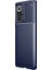 Xiaomi Redmi Note 10 Pro Kılıf Negro Karbon Dizayn Silikon Lacivert 1