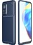 Xiaomi Mi 10T Pro Kılıf Negro Karbon Dizayn+Full Ekran Koruyucu Lacivert 1