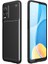 Oppo A54 4g Kılıf Negro Silikon Deri Görünümlü+Nano Glass Siyah 1