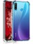 Huawei P40 Lite E Kılıf Antishock Sert Kapak+Nano Glass Şeffaf 1