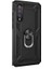 Xiaomi Mi 9 Kılıf Vega Standlı Yüzüklü Mıknatıslı Siyah 1