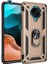 Xiaomi Poco F2 Pro Kılıf Tank Koruma Vega Standlı Yüzüklü Mıknatıslı Altın Dore 1