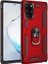 Samsung Galaxy S20 Fe Kılıf Tank Koruma Vega Standlı Yüzüklü Mıknatıslı Kırmızı 1