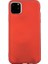 Apple iPhone 11 Pro Max Kılıf Premier Silikon Esnek Koruma+Nano Glass Kırmızı 1