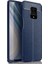 Xiaomi Redmi Note 9 Pro Kılıf Niss Silikon+Nano Glass Lacivert 1