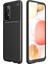 Samsung Galaxy A72 Kılıf Negro Karbon Dizayn Silikon+Nano Glass Siyah 1