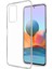 Xiaomi Redmi Note 10 Pro Kılıf Süper Silikon+Nano Glass Renksiz 1