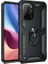 Xiaomi Mi 11I Kılıf Vega Tank Koruma Standlı Yüzüklü Mıknatıslı Siyah 1