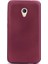 Alcatel U5 Kılıf Premier Silikon Kılıf+Nano Glass Ekran Mürdüm 1