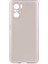 Xiaomi Poco F3 Kılıf Mat Soft Premier Silikon+Nano Glass Gold 1