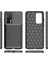 Huawei P40 Kılıf Negro Karbon Dizayn+Full Ekran Koruyucu Lacivert 3