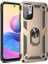 Xiaomi Poco M3 Pro 5g Kılıf Vega Tank Standlı Yüzüklü Mıknatıslı Gold 1