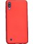 Samsung Galaxy M10 Kılıf Premier Silikon Esnek Arka Koruma Kırmızı 1
