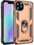 Apple iPhone 11 Pro Max Kılıf Vega Standlı Yüzüklü Mıknatıslı Lacivert 2