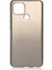 Oppo A15 Kılıf Mat Soft Premier Silikon+Nano Glass Gold 1