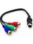 S-Video 7-Pin - 3-Rca Rgb Bileşen Kablo Adaptörü Tv Out 1