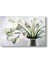 Beyaz Çiçekler Duvar Tablosu 1