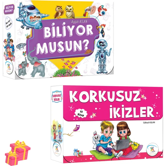 5 Renk Yayınevi 3. Sınıf Biliyor Musun?-Korkusuz Ikizler Hikaye Seti -Aygün Aslan