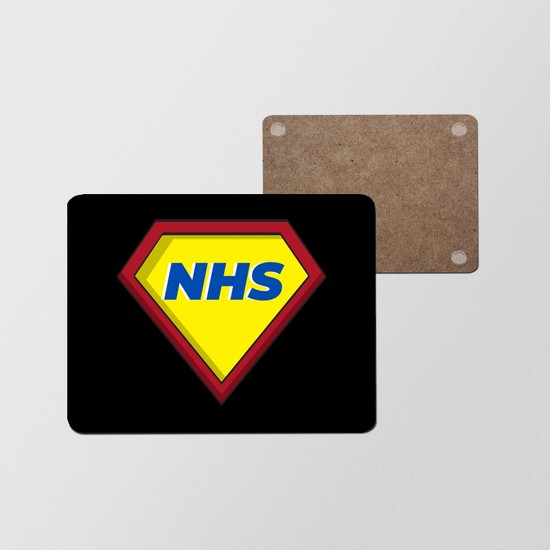 Fizello Super Hero Design For Our Nurses & Doctors Ahşap Mouse Pad