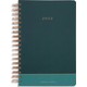 Matt Notebook 2022 Günlük Spiralli 12 Aylık Ajanda Yeşil