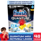 Finish Quantum Max Bulaşık Makinesi Deterjanı Tableti / Kapsülü Limonlu 48 Yıkama