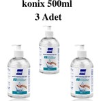 Konix El Dezenfektan Jeli Cilt ve El Için 3'lü x 500 ml