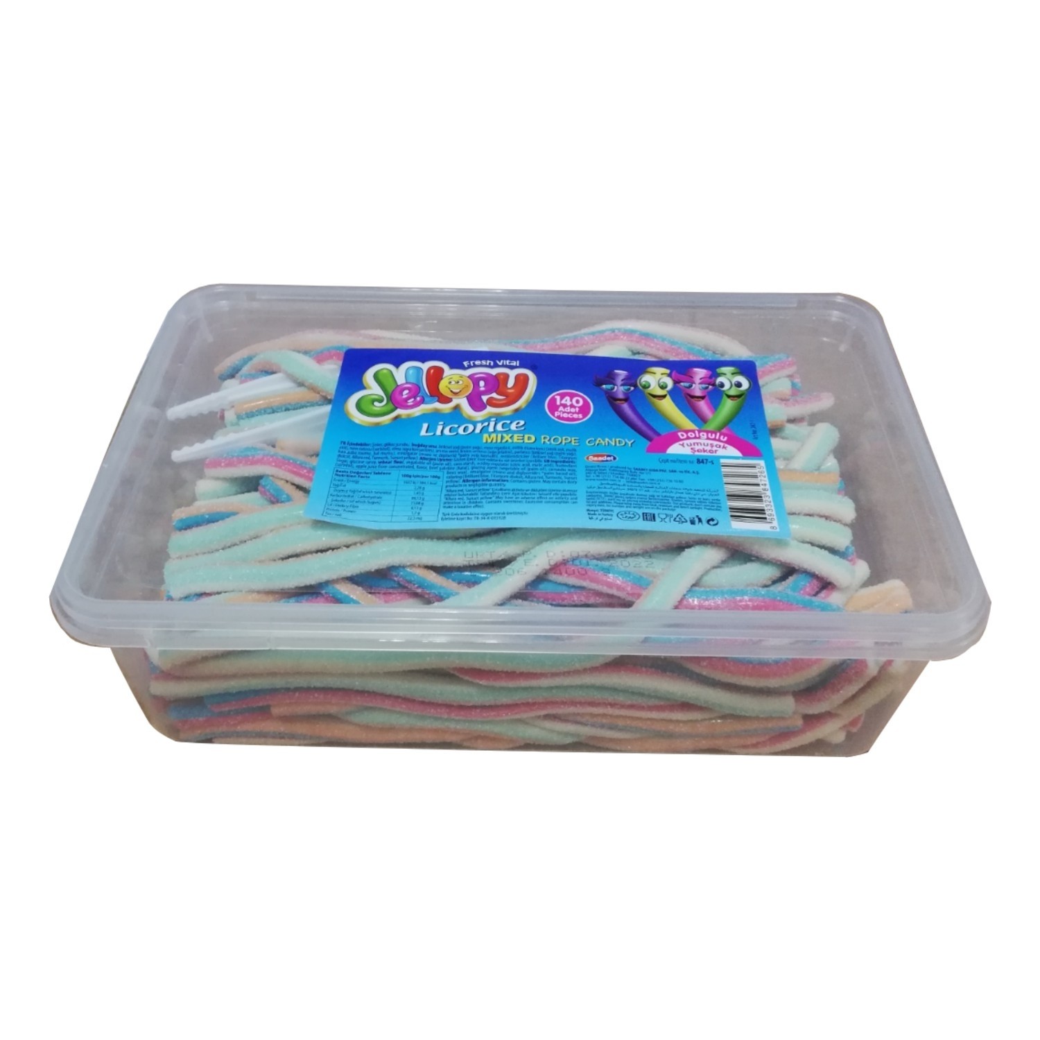 Saadet Jellopy Licorice Dolgulu Jelibon Yumuşak Şeker 1400 Fiyatı