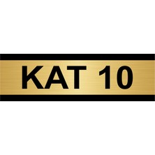 Özarslan Dizayn Kat 10 5 x 20 cm Metal Yönlendirme Levhası