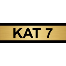 Özarslan Dizayn Kat 7 7 x 20 cm Metal Yönlendirme Levhası