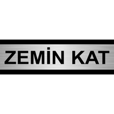 Özarslan Dizayn Zemin Kat 7 x 20 cm Metal Yönlendirme Levhası