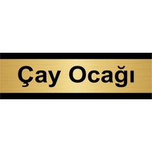 Özarslan Dizayn Çay Ocağı 7 x 20 cm Metal Yönlendirme Levhası