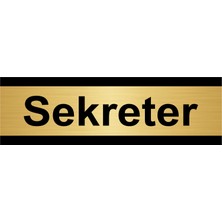 Özarslan Dizayn Sekreter 10 x 20 cm Metal Yönlendirme Levhası