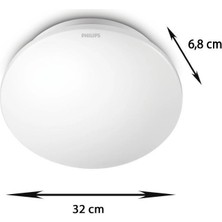 Philips 17W Led Armatür Plafonyer Sarı 2700K - Balkon - Banyo - Tavan Lamba