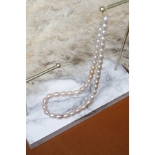 Pearls in Ocean Gerçek Inci Kolye Joy Serisi 385