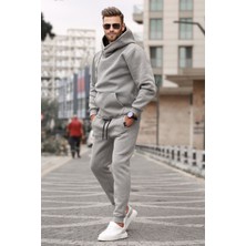 Madmext Gri Erkek Eşofman Takımı 5634