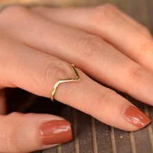 Engingold 14K Sarı Altın Sade Yüzük