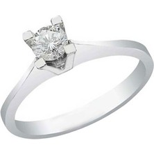 Engingold 0,50CT Pırlanta Tektaş YÜZÜK-18K