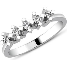 Engingold 0.38CT Pırlanta Beştaş YÜZÜK-14K