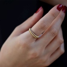 Engingold 14 Ayar Altın Istiridye Yüzük