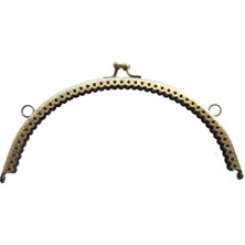 Angel Çanta Aksesuar Oval Cüzdan Klipsi 20 cm Antik Renk