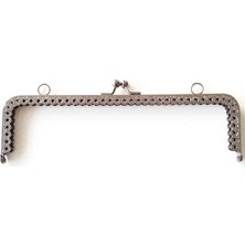 Angel Çanta Aksesuar Dikdörtgen Cüzdan Klipsi 20 cm Füme Renk