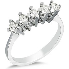 Engingold 0.44CT Pırlanta Beştaş YÜZÜK-14K