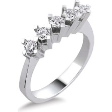 Engingold 0,44CT Pırlanta Beştaş YÜZÜK-14K