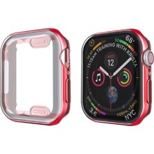 Apple Watch Uyumlu Kırmızı Silikon Kılıf 42 mm Tam Koruma Iwatch