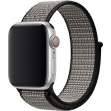 Apple Watch  44 mm Nike Spor Loop Kayış Kordon Cırt Efsane Efektli