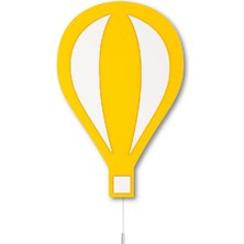 instababyrooms Sarı Balon Ahşap Aydınlatma