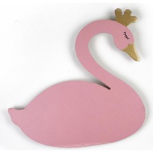 instababyrooms Pembe Kuğu Ahşap Aydınlatma